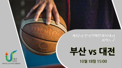 부산 vs 대전   제42회 전국장애인체육대회 지적농구 DAY.1