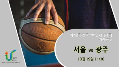 서울 vs 광주  제42회 전국장애인체육대회 지적농구 DAY.2