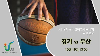 경기도 vs 부산  제42회 전국장애인체육대회 지적농구 DAY.2