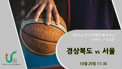 경상북도 vs 서울 제42회 전국장애인체육대회 지적농구 4강전 DAY.3